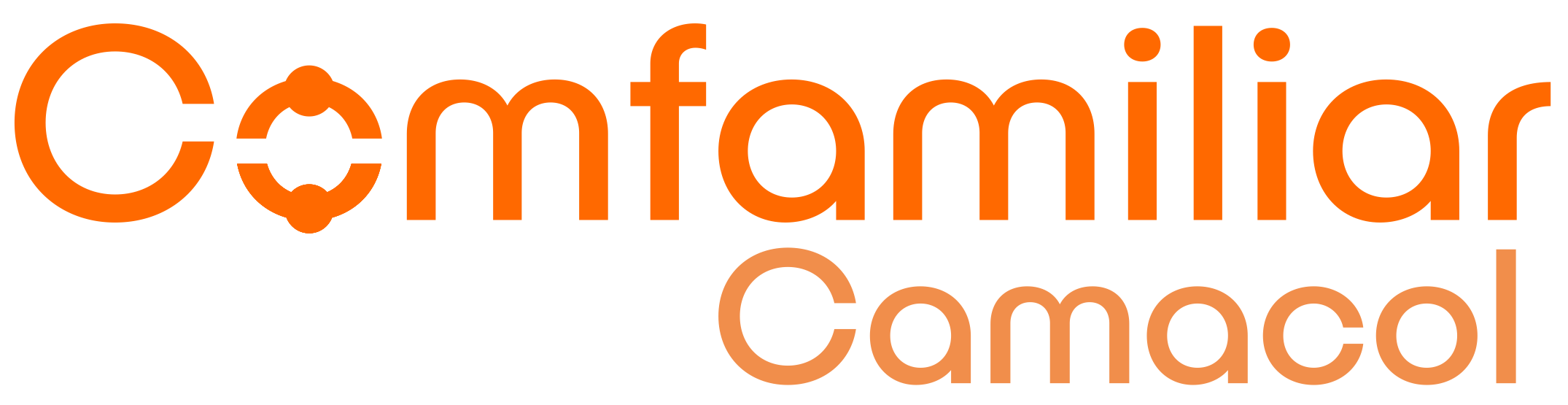 logo Comfamiliar Camacol naranja